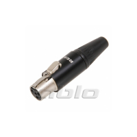 REAN by NEUTRIK RT4FC-B złącze MINI XLR żeńskie 4 pin